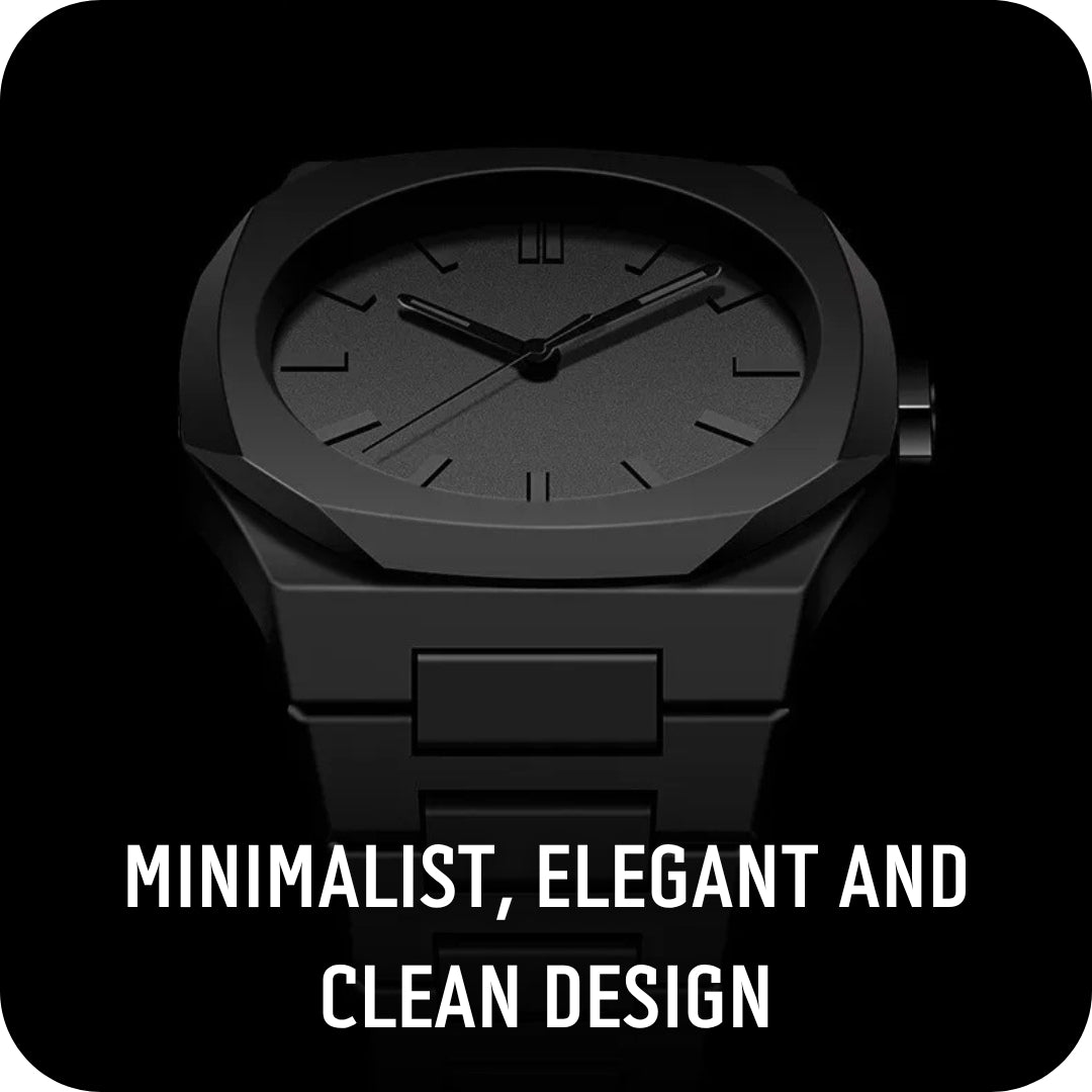 Reloj unisex contemporáneo CronoStyle