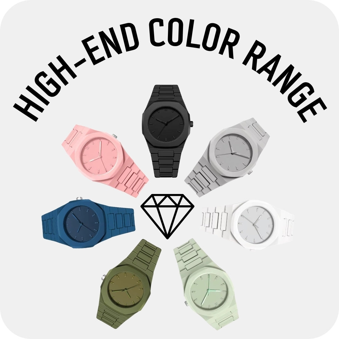 Reloj unisex contemporáneo CronoStyle
